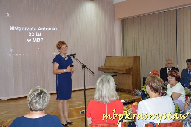 Pożegnanie Dyrektor MBP - Małgorzaty Antoniak