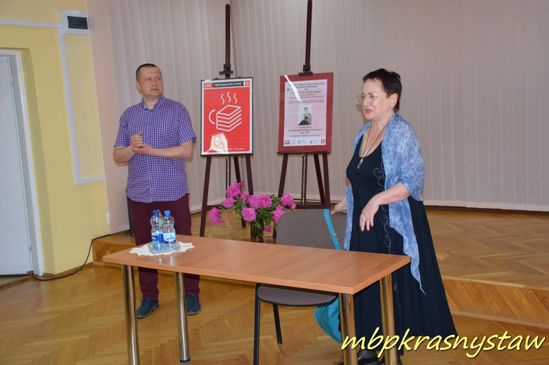 7 czerwca gościliśmy Lucynę Olejniczak popularną pisarkę z Krakowa, autorkę powieści obyczajowych.